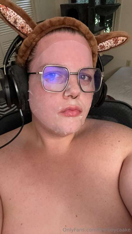 Not the kind of facial I actually wanted 😏