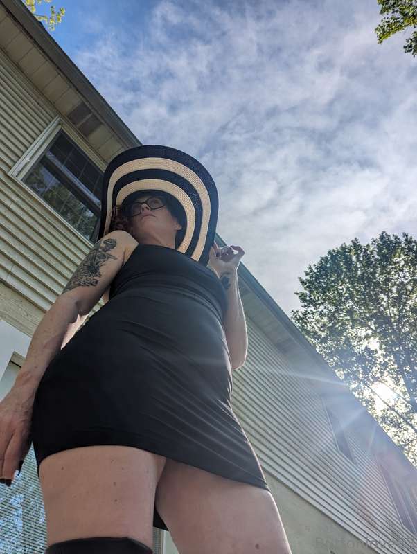 Quick pictures in a new outfit