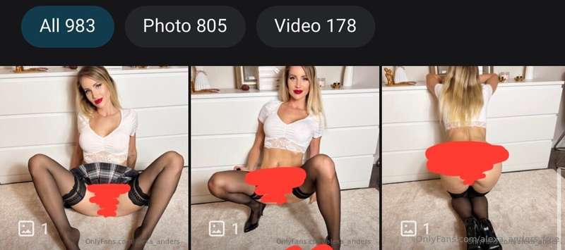 3 new pics on my wall at @alexa_anders 😈💦