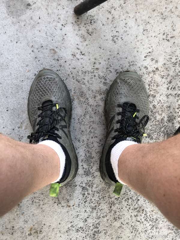 Dirty sneaker for a lucky sub to be under