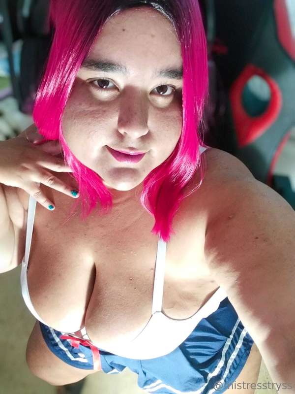 Your pink hair sweet temptation🎀✨Enjoy me completely naked i..