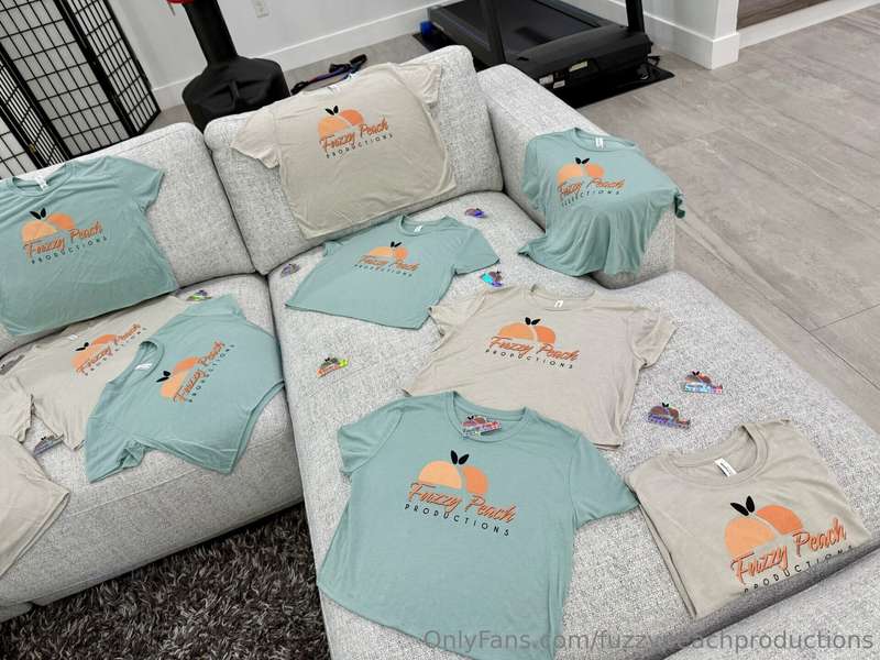 NEW Fuzzy Peach Productions shirts!
