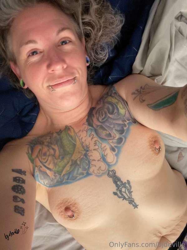 Titties and tummy! Quite sad I did not wake up with cum drip..