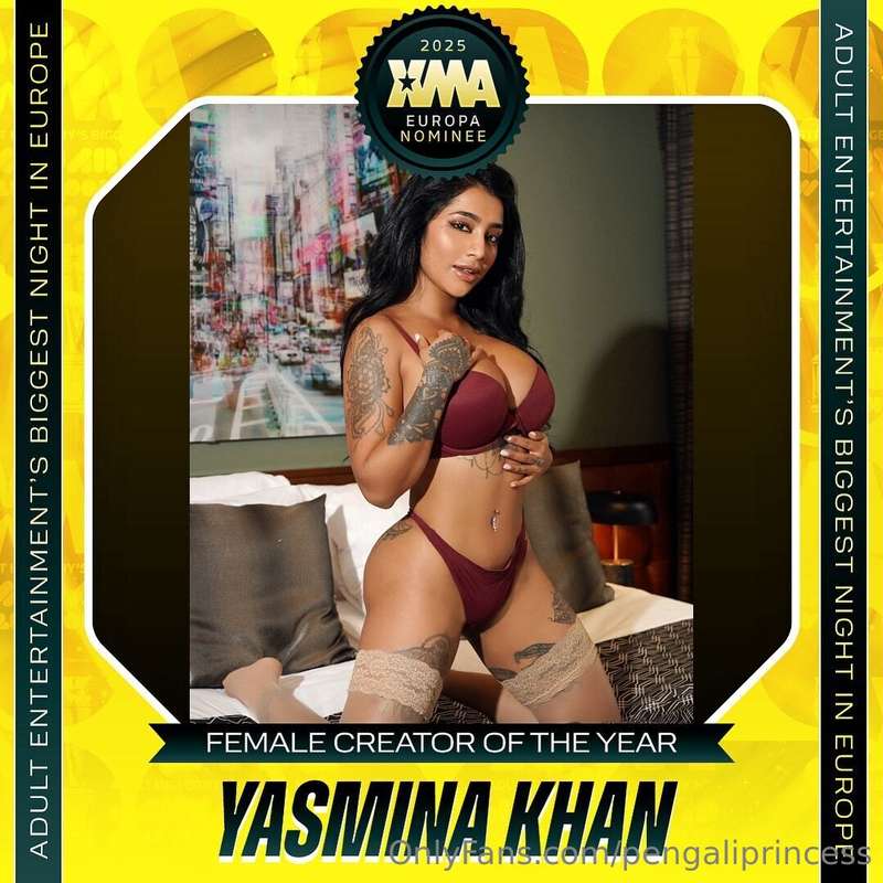 I’ve been nominated for ‘female creator of the year, for XBI..
