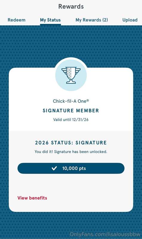 It’s only took a couple of Chick-Fil-A phases to reach the S..