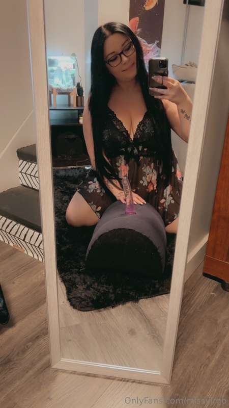 I just HAD to try this new toy accessory 🥵Watch me ride and ..