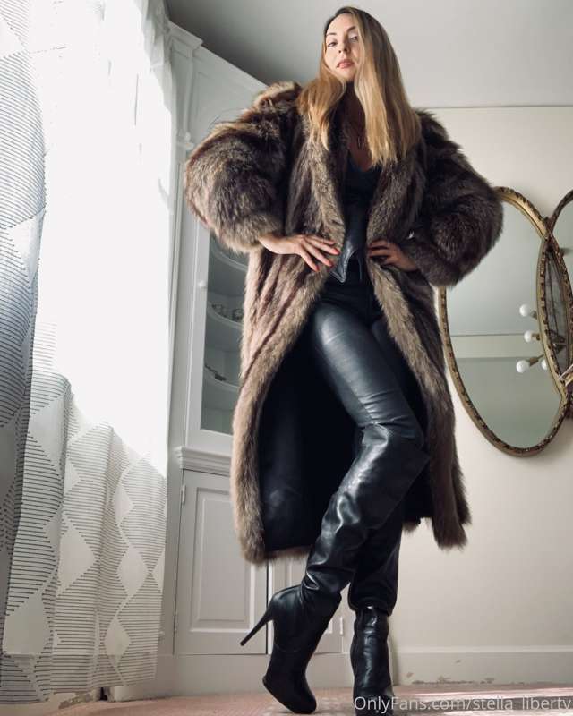I love leather and fur so much. I ALWAYS buy it second-hand ..