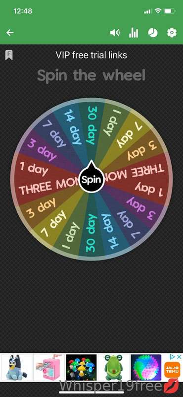 $5 a spin!  $10 for three! 🔥