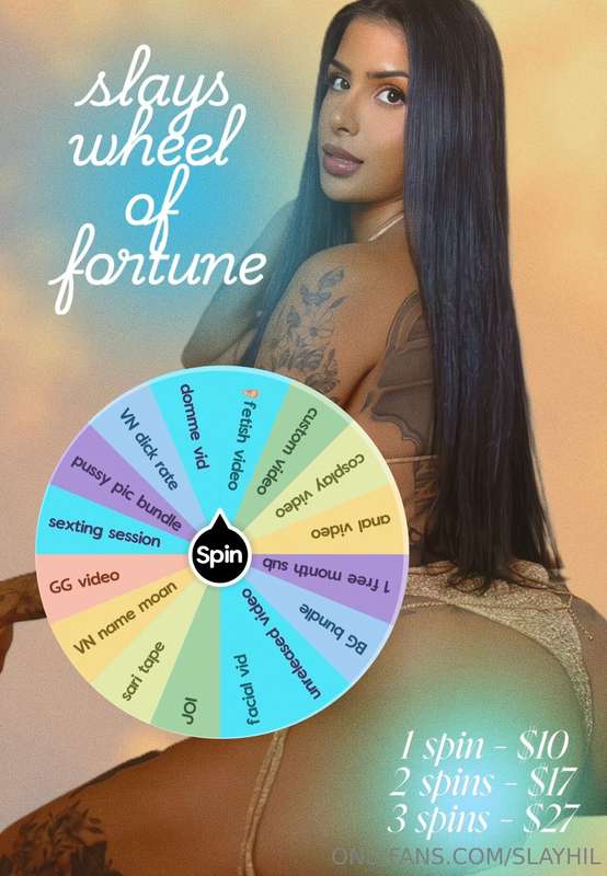 🩵 the wheel of fortune is BACK! ✨ i decided to up the ante &..