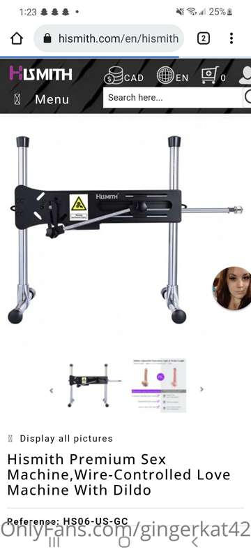 ; My new fuck machine arrives TODAY! Things are about to get..