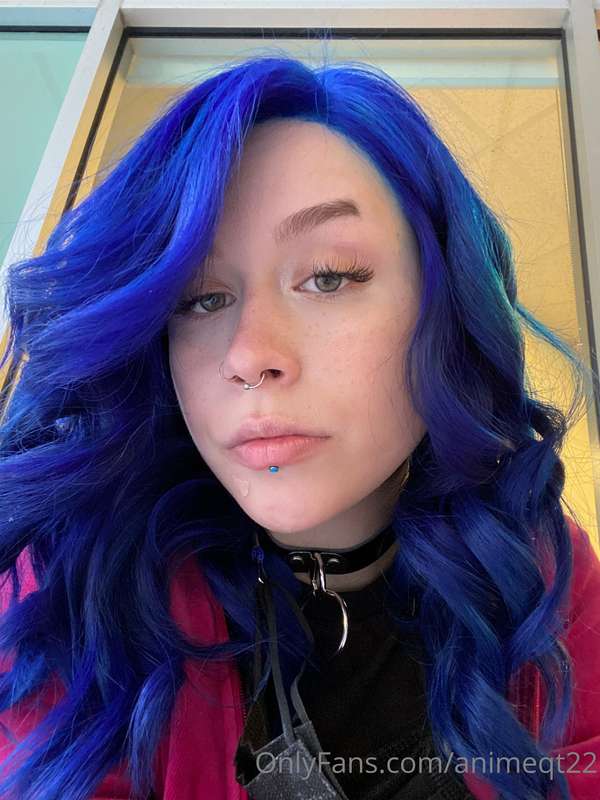 Also hi my hair is now BLUE 💙 ☆*:. o(≧▽≦)o .:*☆