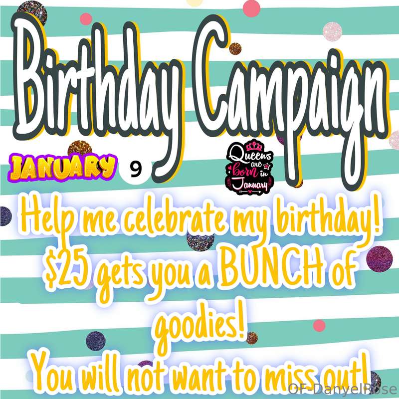 My birthday is on the 9th!!!! Yall wanna help me celebrate? ..