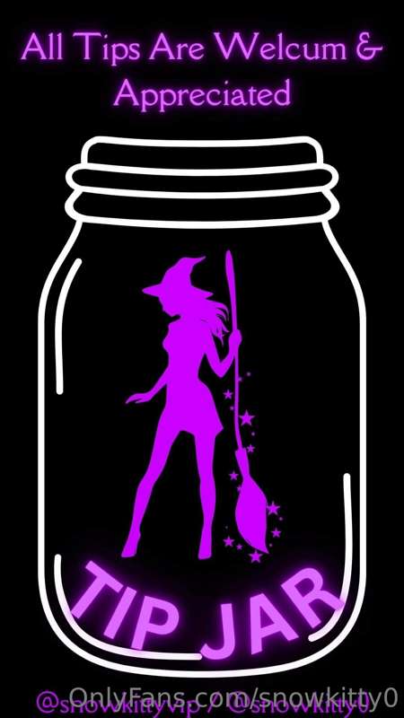 New tip jar 🫶😈