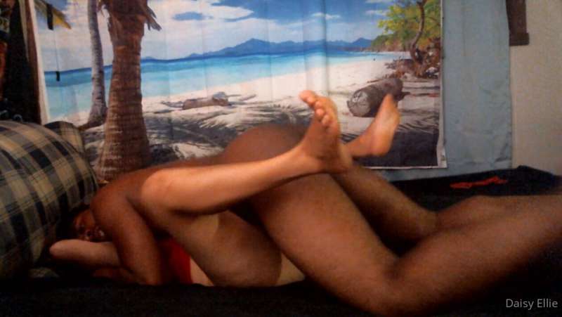Legs up - ready to let that Superior BBC-Bull Semen Spurt de..