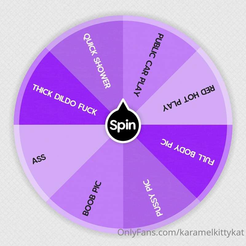 🔮SPIN THE WHEEL🔮

Tip me to spin, only if you dare…

VIDS:
😈..
