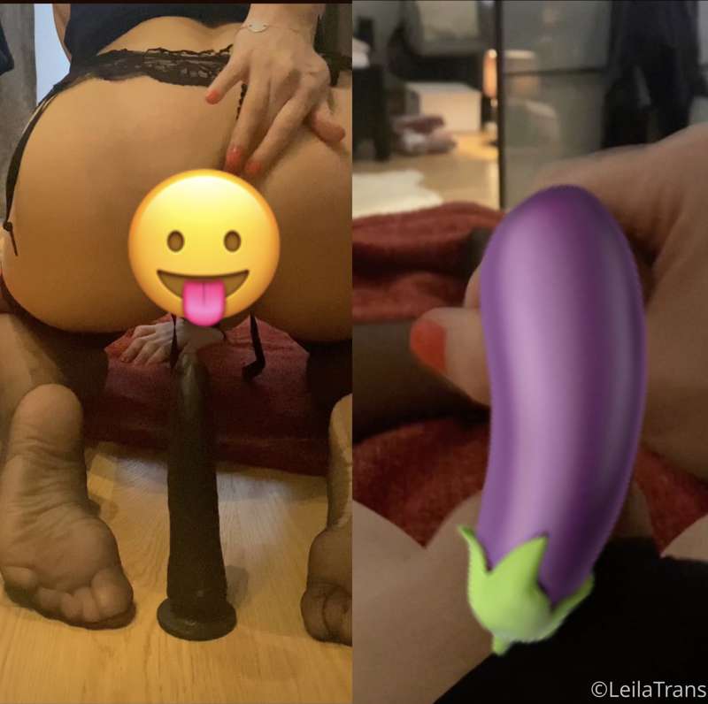 Starting with riding a black dildo on floor and ends with a ..