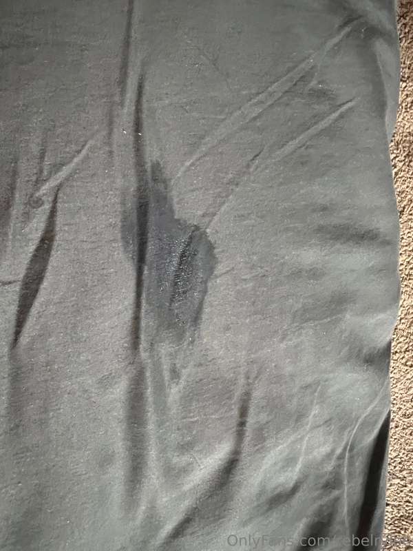 The mess I left on hubs pillow