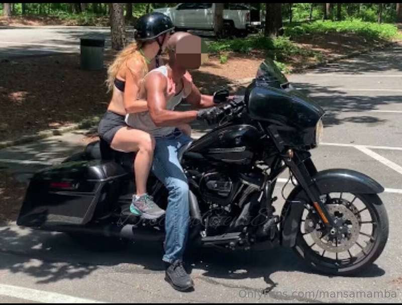 Taking a hot wife for a ride.