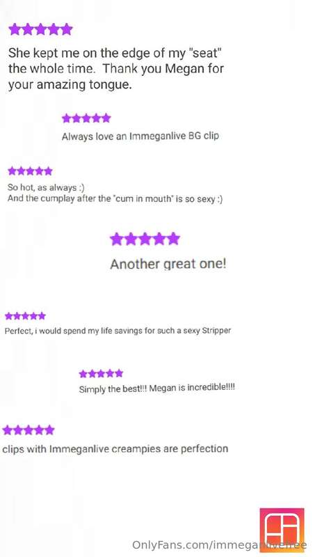 Some of your reviews after watching the exclusive videos ava..