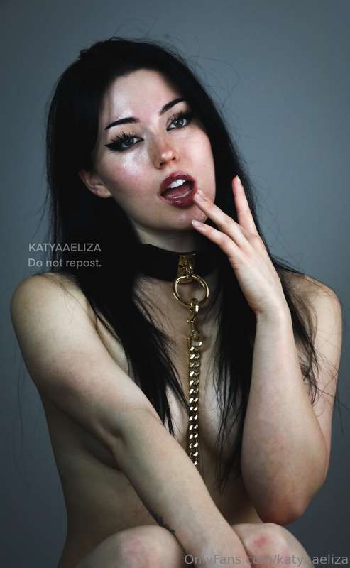Kat on a leash hehe <3I was away from here yesterday so I wi..