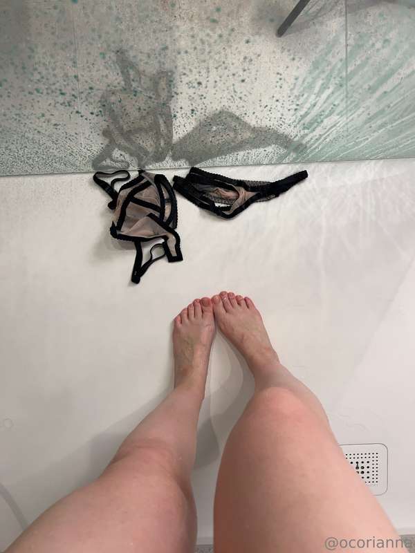 Wanna see my new shower set with lots of soap and wet linger..