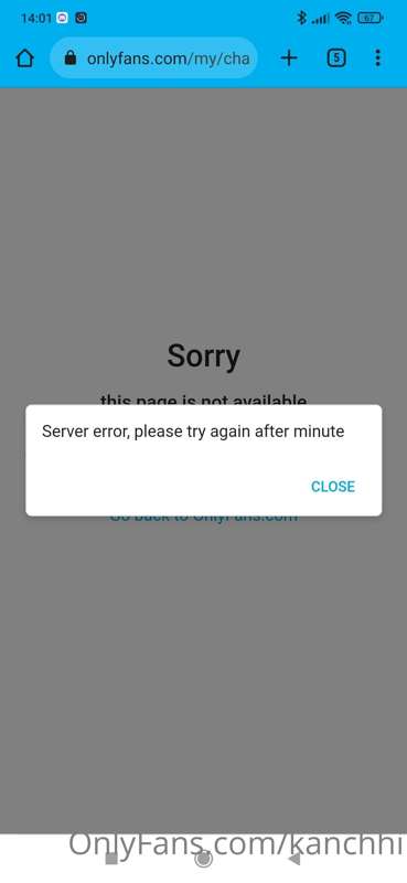 Onlyfans bugün beni bir üzüyor. Yolladığım mesajlar 2 saatti..