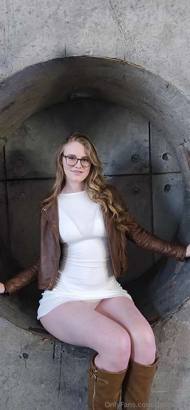 I did a studio shoot in this cute little dress and I felt so..