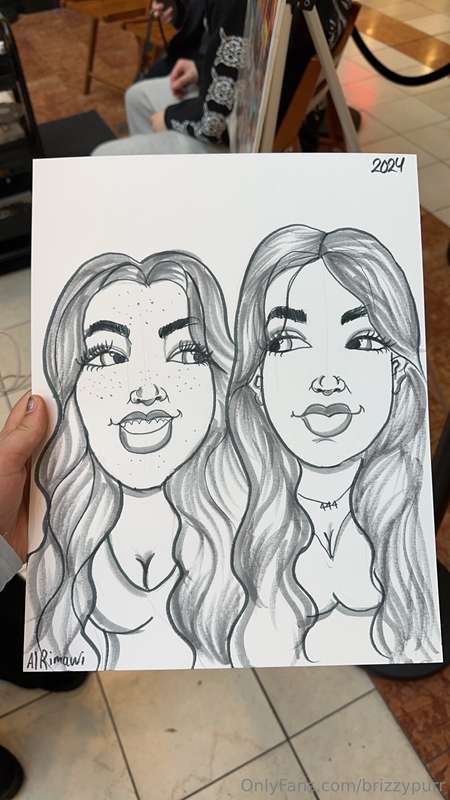 they drew my boobs right 