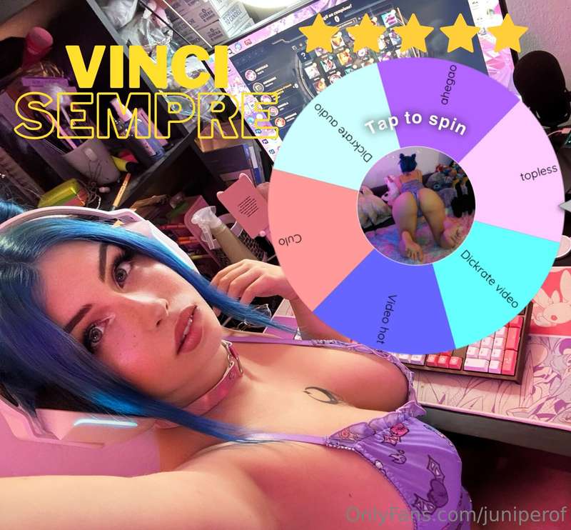 con la mia ruota della fortuna vinci sempre! 💝🎡 - tippa 10$ ..