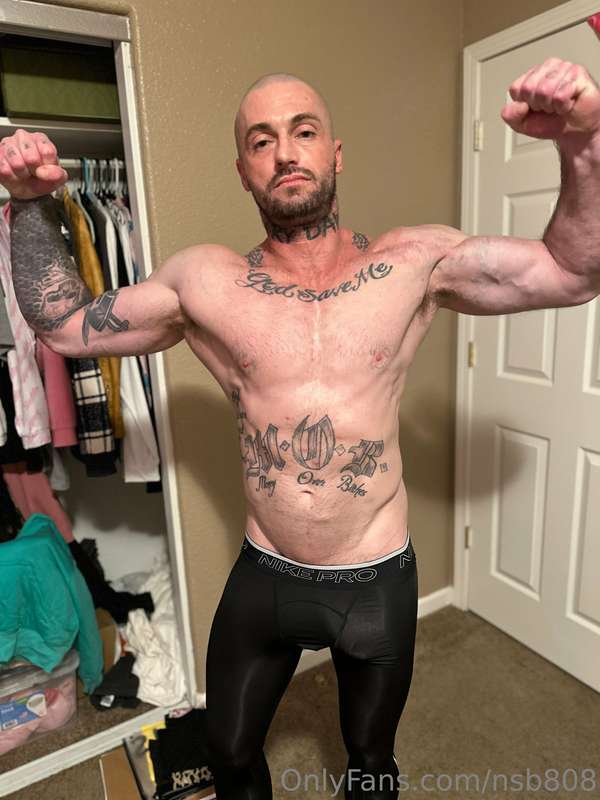After my my work out don’t mind my bulge working out, always..