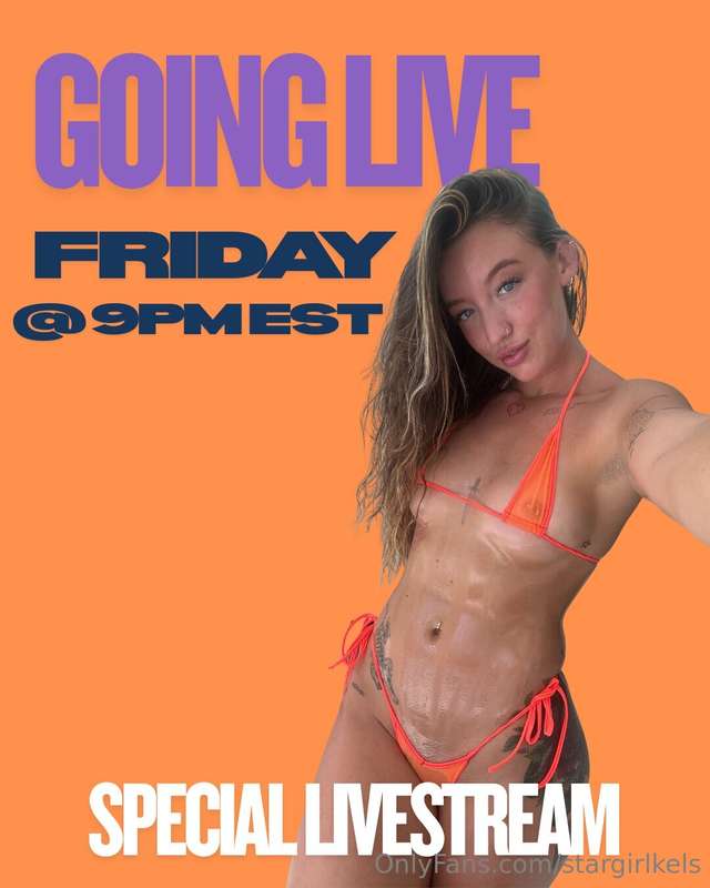 FRIYAY LIVE!! Join me at 9pm EST we’re gonna have a party 😏
