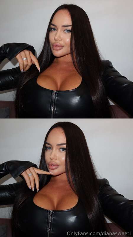Hey babes ✨ Just got ready in my favorite black leather outf..