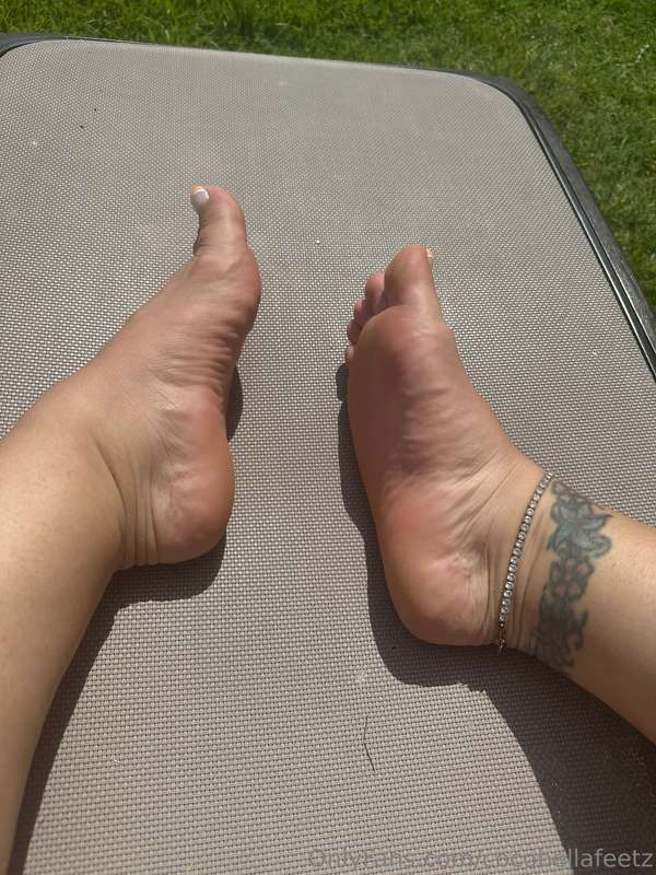 Getting a nice tan…