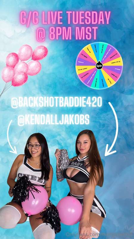🚨 G/G SHOW IS LIVE 🚨@kendalljakobs and @backshotbaddies420 a..