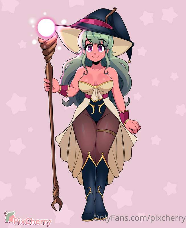 Cherry as a Mage! + Speedpaint  HD Version: https://files.ca..