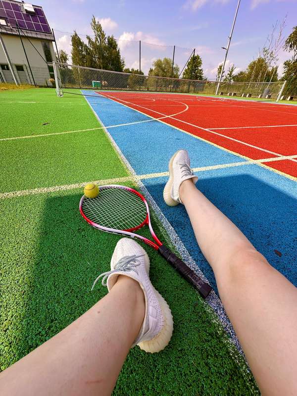 Had a great day on the court today! 🎾✨ There's nothing like ..