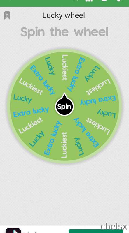 🍀 How Lucky Are You? 🍀 
just $10 a spin one spin allowed! 
(..