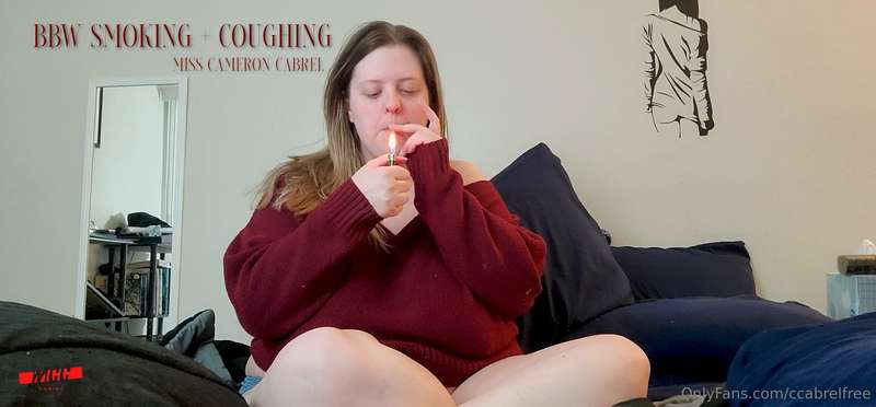 *BBW Smoking + Coughing* NEW!  A fun video that includes a l..