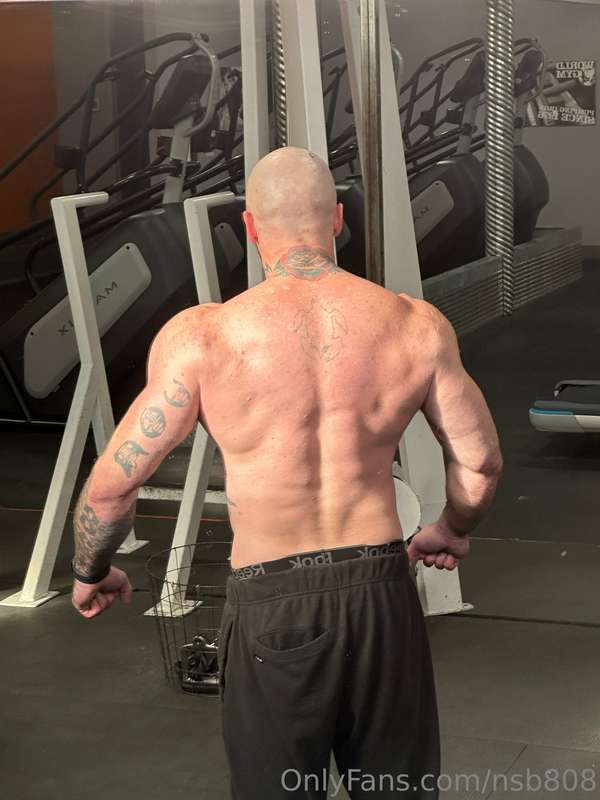 Back work out.