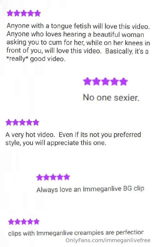 Some of your reviews after watching the exclusive videos ava..
