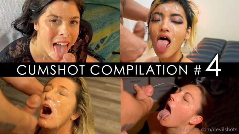 CUMSHOT COMPILATION #4For the fans of huge facial cumshots, ..