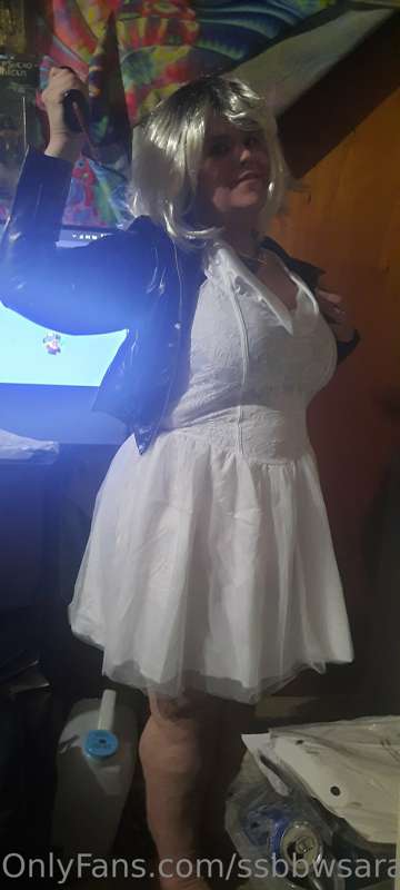 New Halloween costume. Wanna see Tiffany give Chucky a blowj..