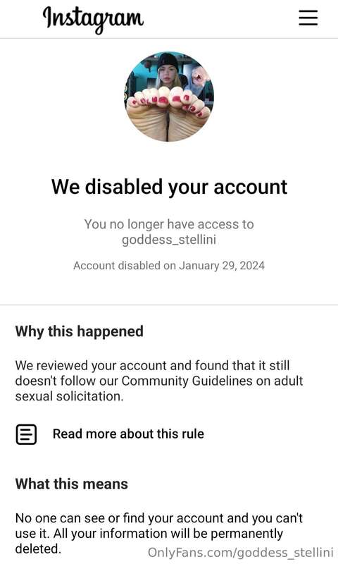 It happened again, Insta banned me. I'm now changing platfor..
