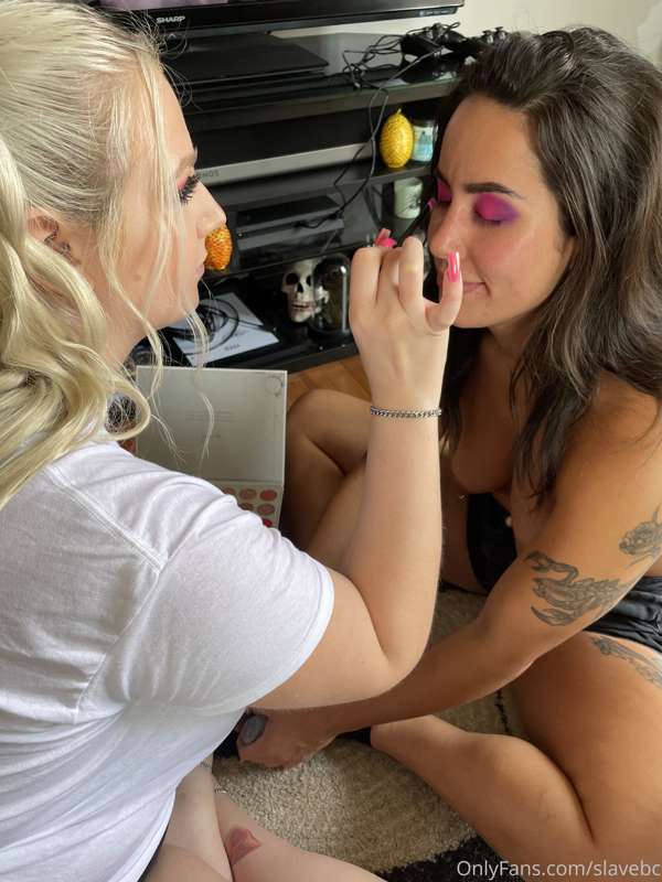 BTS photos from our Rainbow Sluts video! @missdemeanor19