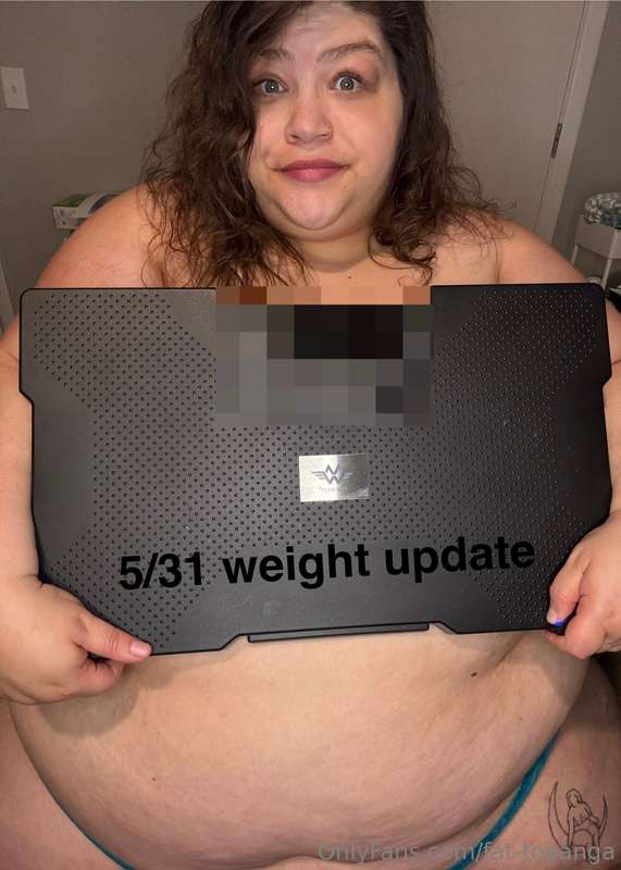 a lil preview for the stuffing + belly play + weigh in video..