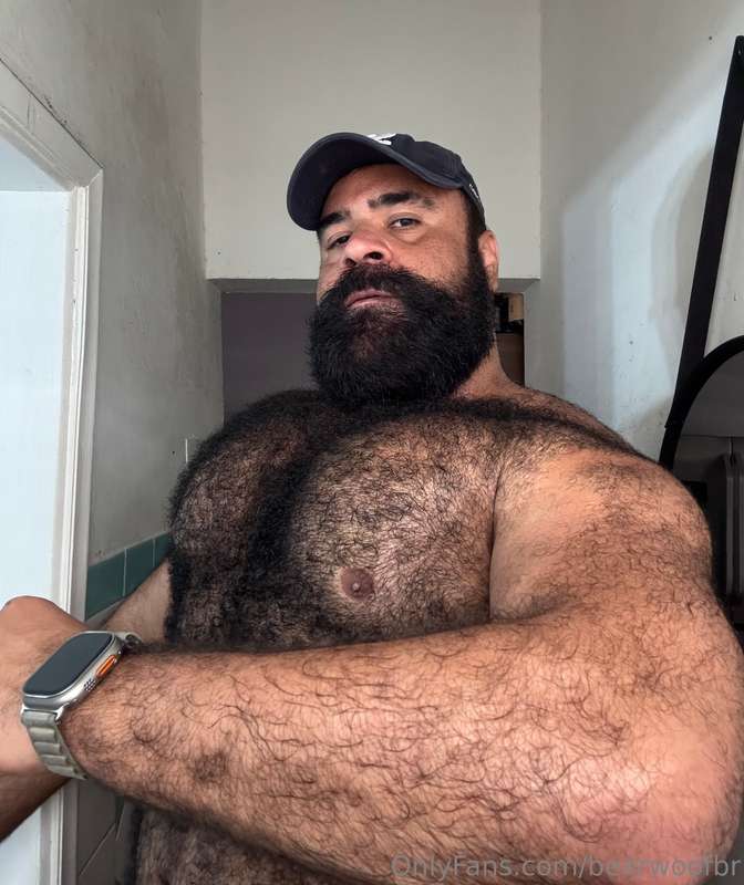 Today your furry bear is craving his cubs badly… slide into ..