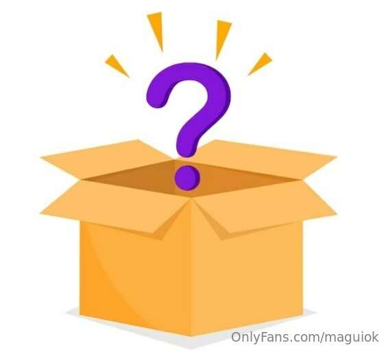 Dare you see what's in the mystery box? I can only anticipat..