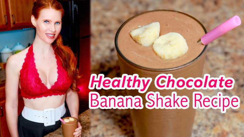 Chocolate Banana Shake Smoothie Recipe Gut Healing 😋 https:/..