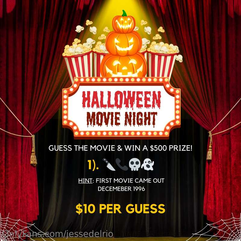 🎃🍿 Ready for a spooky movie night with me? Guess the classic..