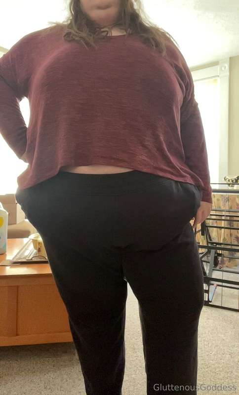 Watch my clothes fail me more and more as I stuff myself sil..